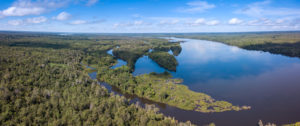 Vue du fleuve Xingu, Amazonie